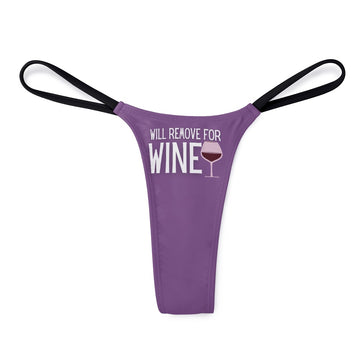 Remove for Wine Dark Magenta Top & Thong Set - GetGifts