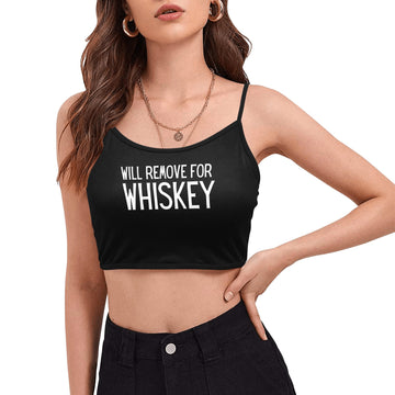 Remove for Whiskey Crop Top - GetGifts