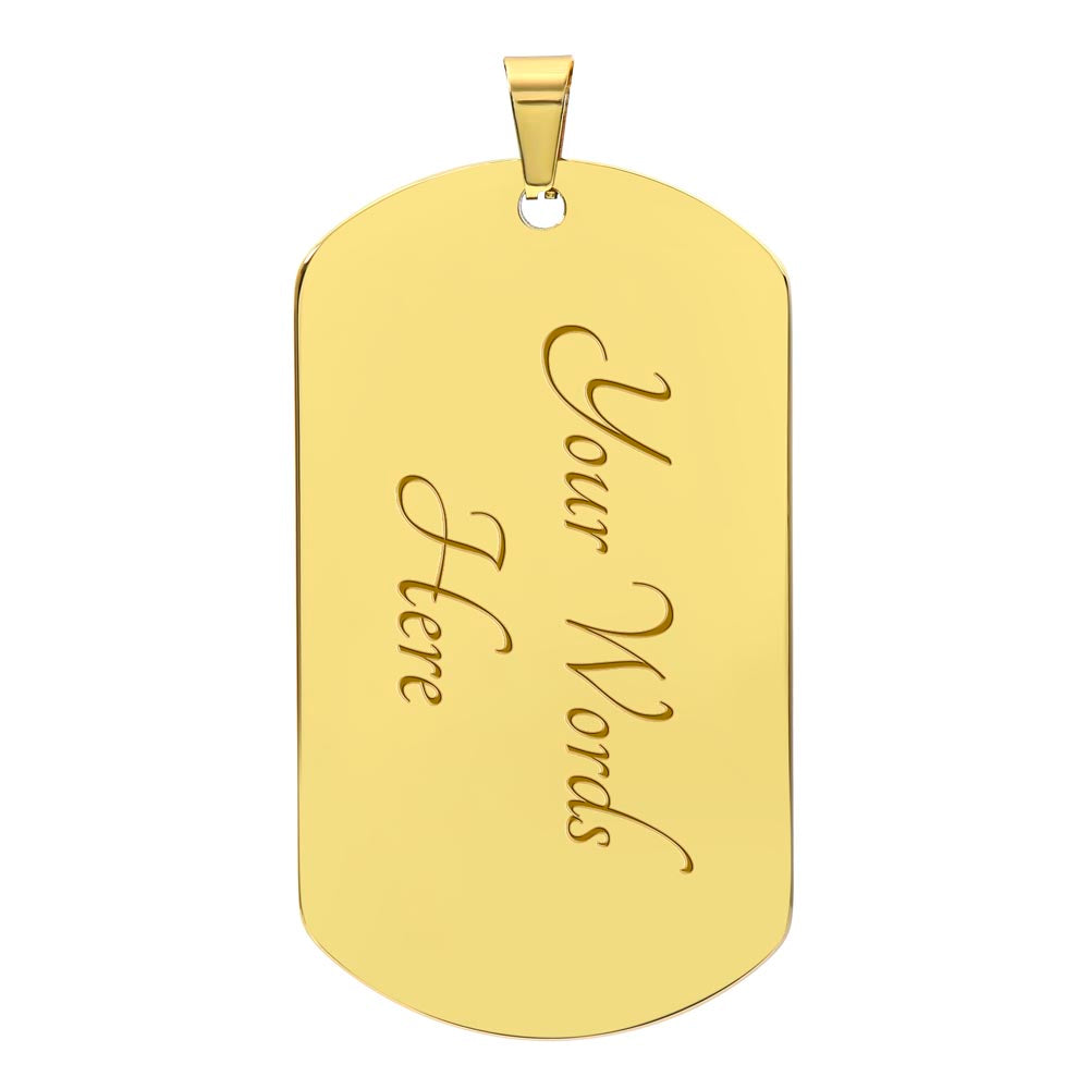 Re-Wine Dog Tag Necklace - GetGifts