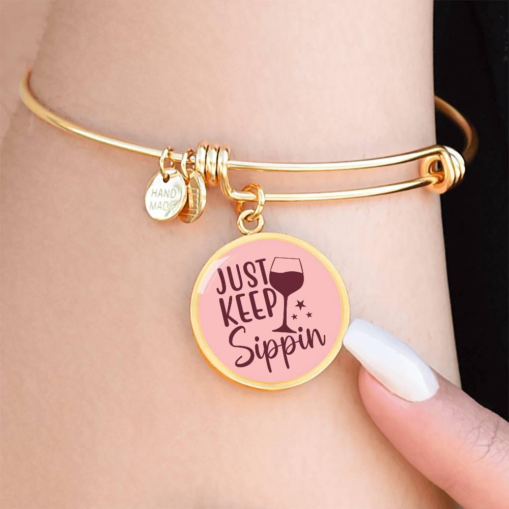 Keep Sippin' Bracelet