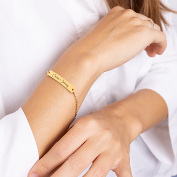 Custom Bar Name Bracelet - GetGifts