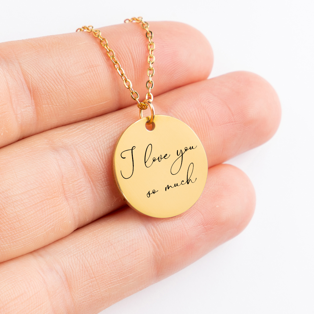 Custom Handwritten Pendant - GetGifts