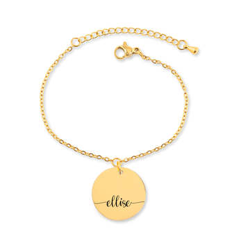 Custom Pendant Name Bracelet - GetGifts