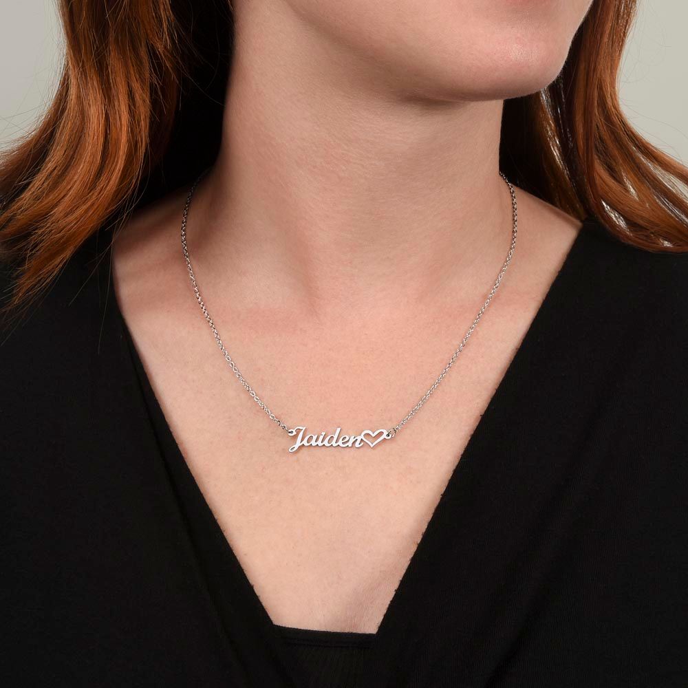 Heart Name Necklace - GetGifts