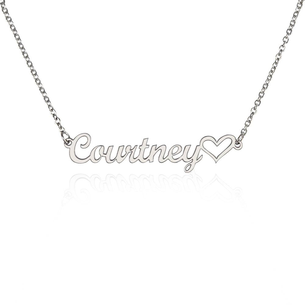 Heart Name Necklace - GetGifts