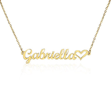 Heart Name Necklace - Jewelry