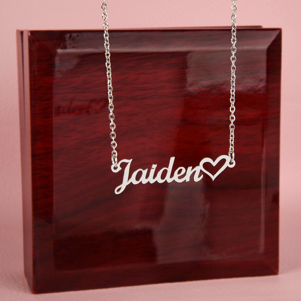 Heart Name Necklace - GetGifts