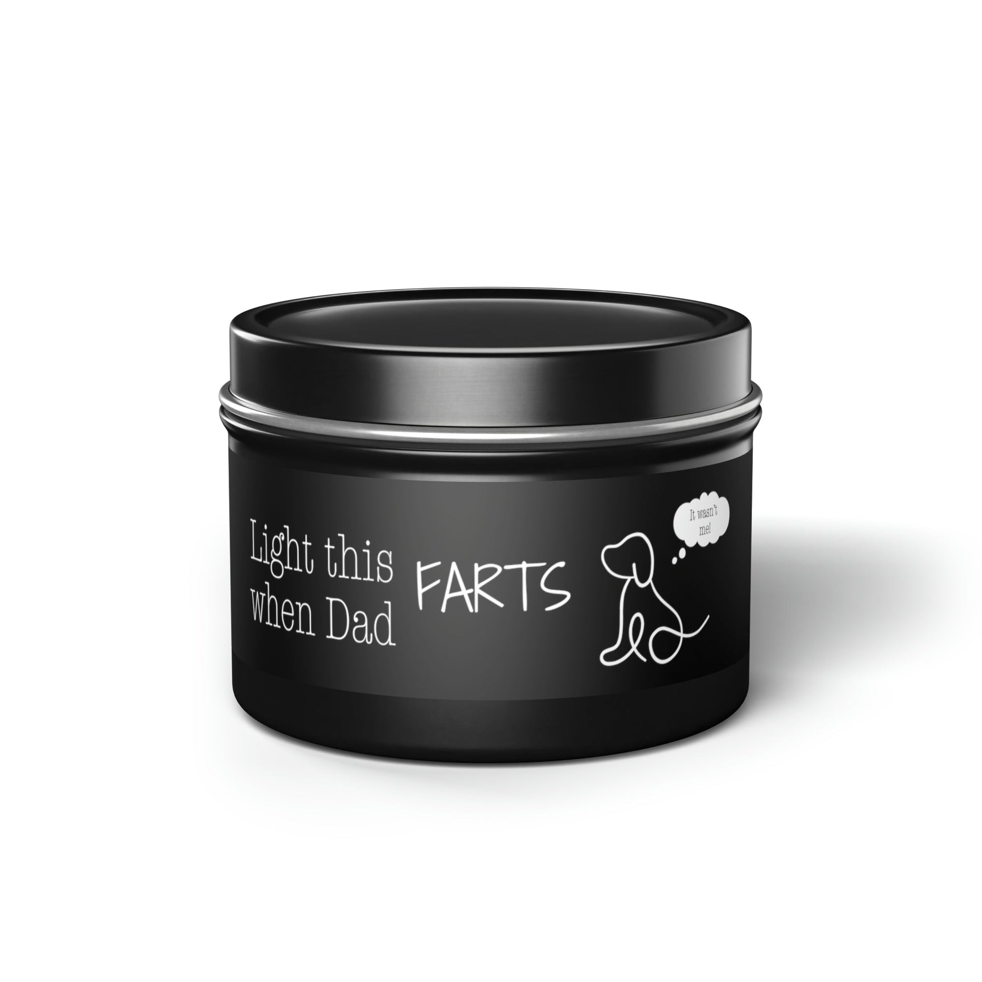 It Wasn’t Me Tin Candle - 4oz / Black Fresh Coffee Home