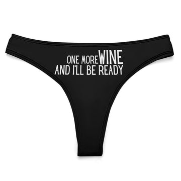 One More Wine Thong - GetGifts
