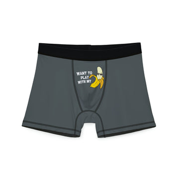Play With Banana Boxers - S / Black stitching All Over