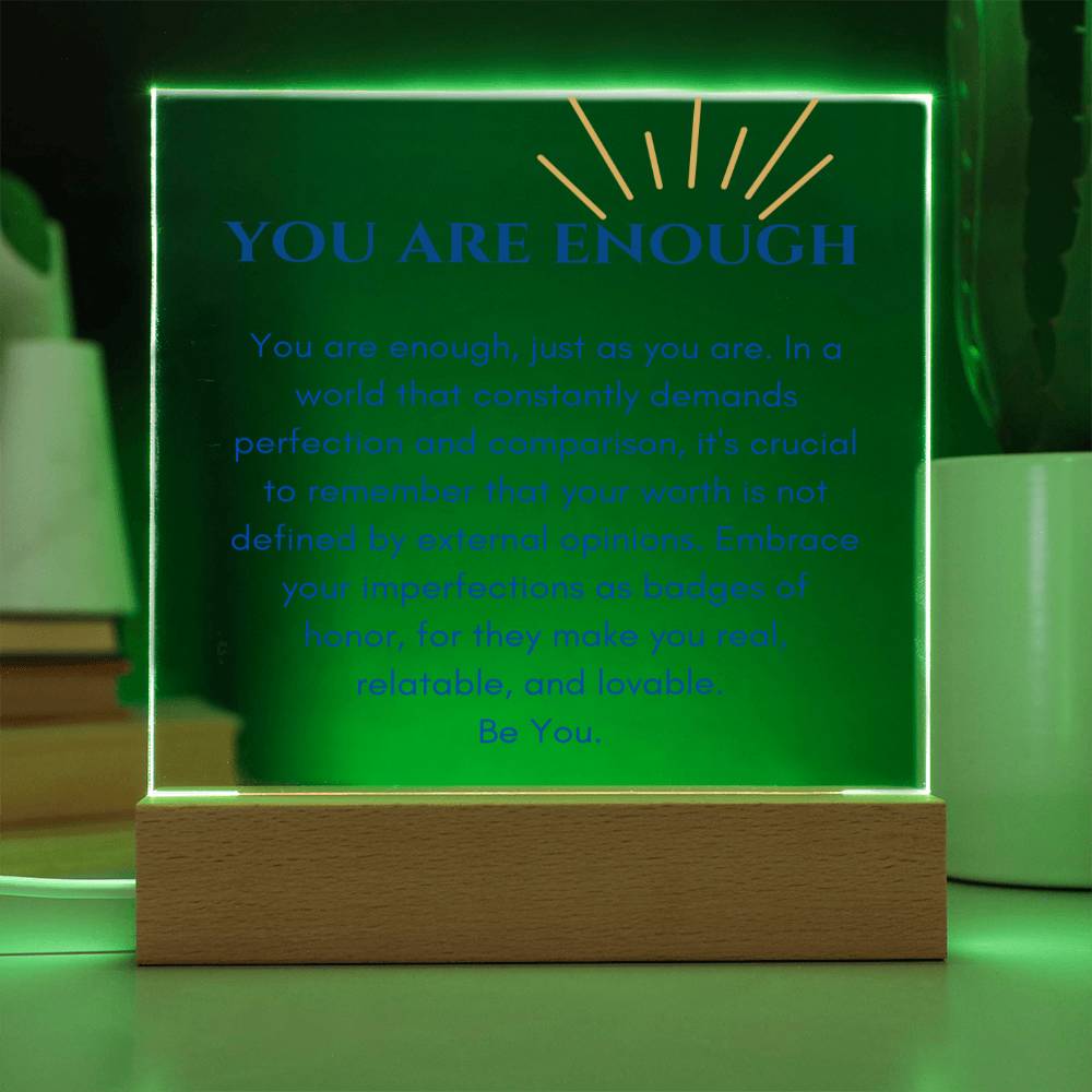 You Are Enough Plaque - GetGifts