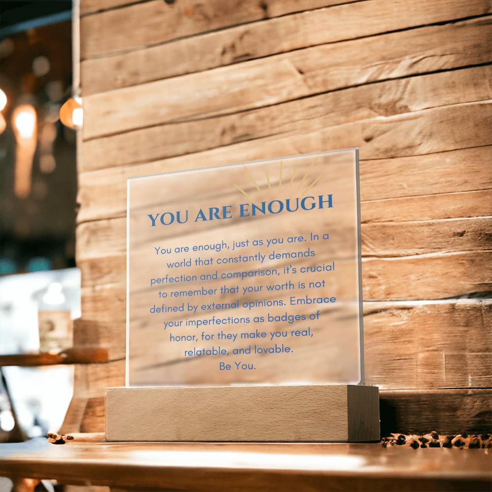 You Are Enough Plaque - GetGifts