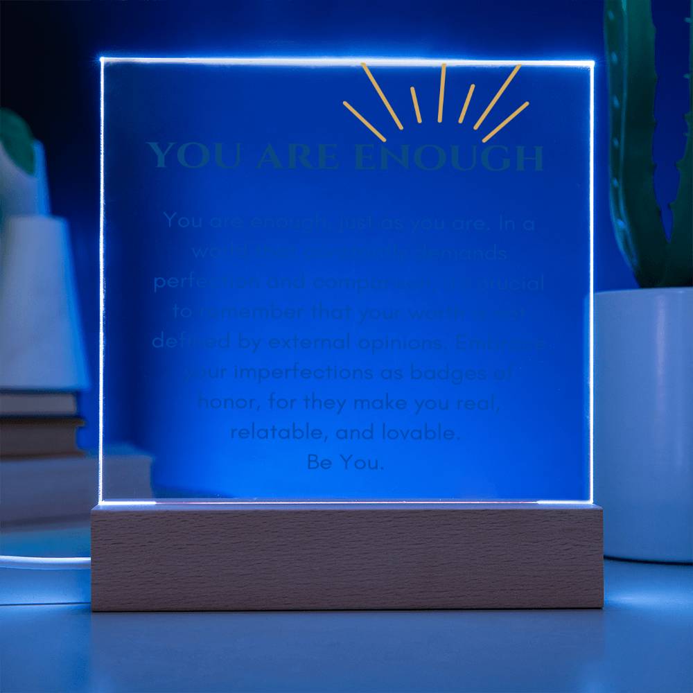You Are Enough Plaque - GetGifts