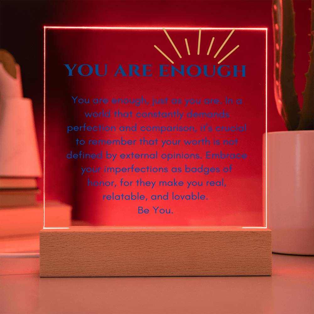 You Are Enough Plaque - GetGifts