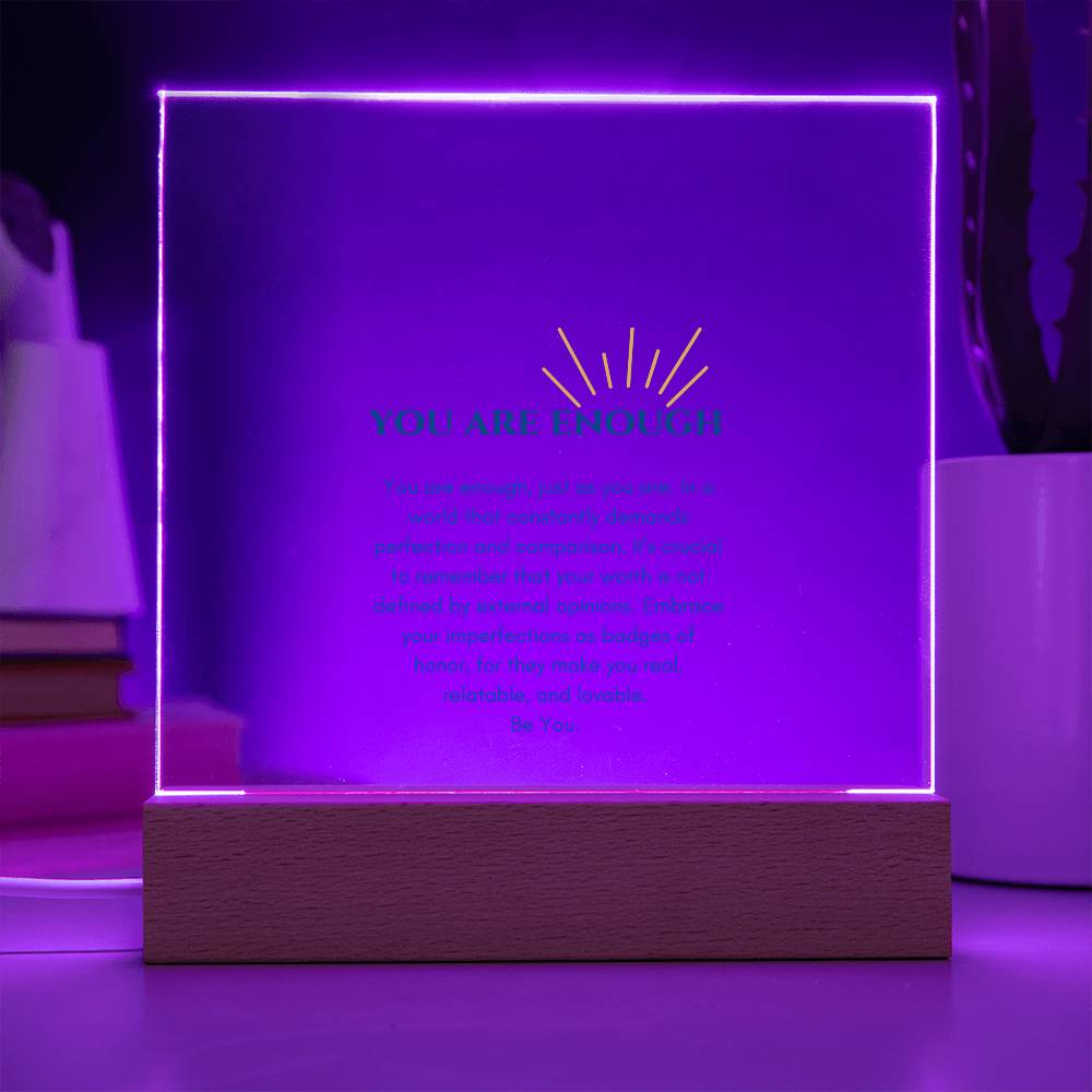 You Are Enough Plaque - GetGifts
