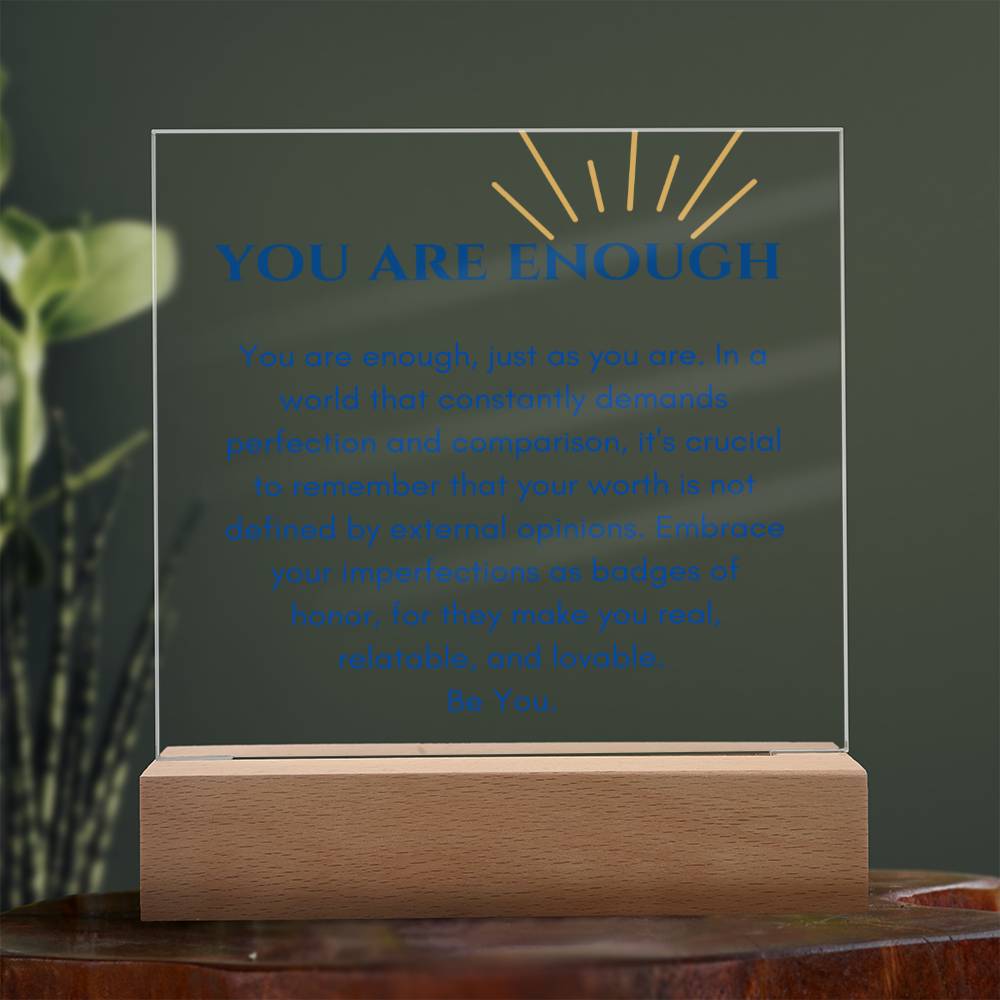 You Are Enough Plaque - GetGifts