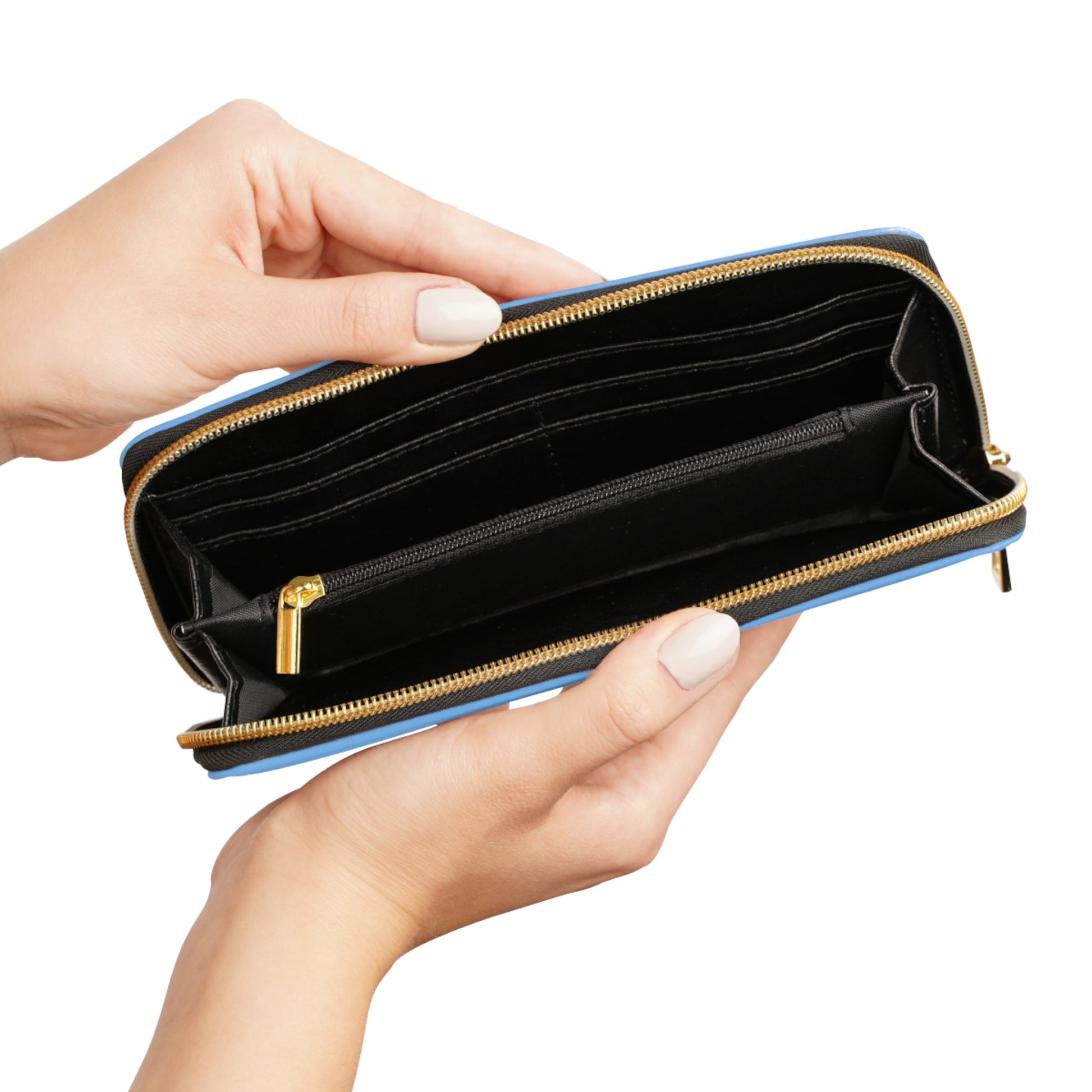 2 Girls Zipper Wallet - One size / White Accessories