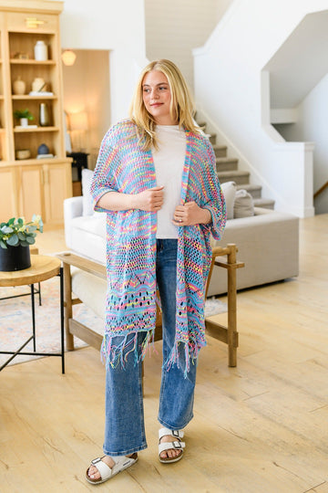 Amanda Crochet Cardigan in Six Colors