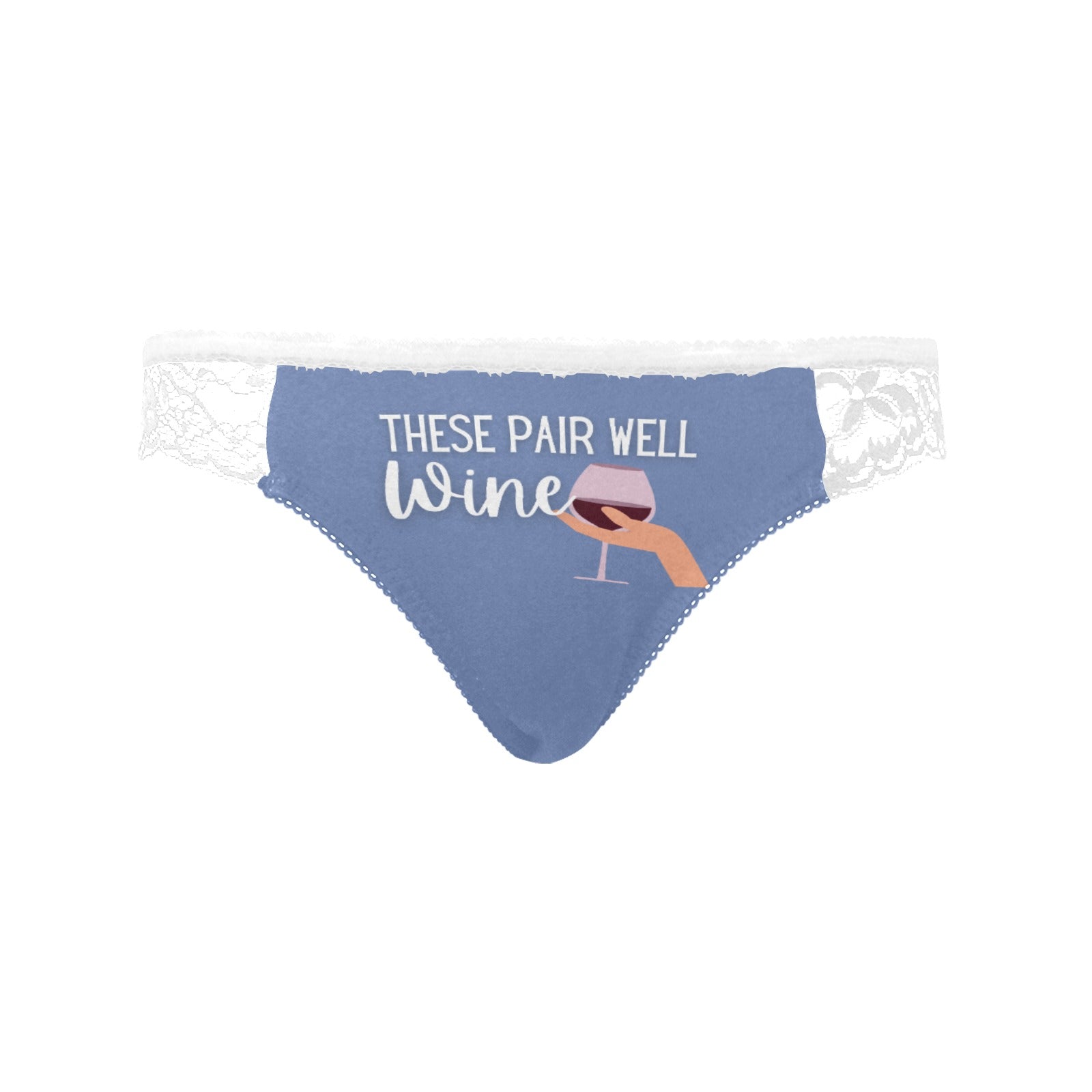 Pairs Well with Wine Lace Undies - GetGifts