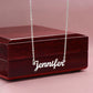 Keep Reaching Name Necklace - GetGifts