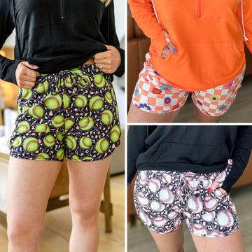Matching Audre Shorts in Three Prints