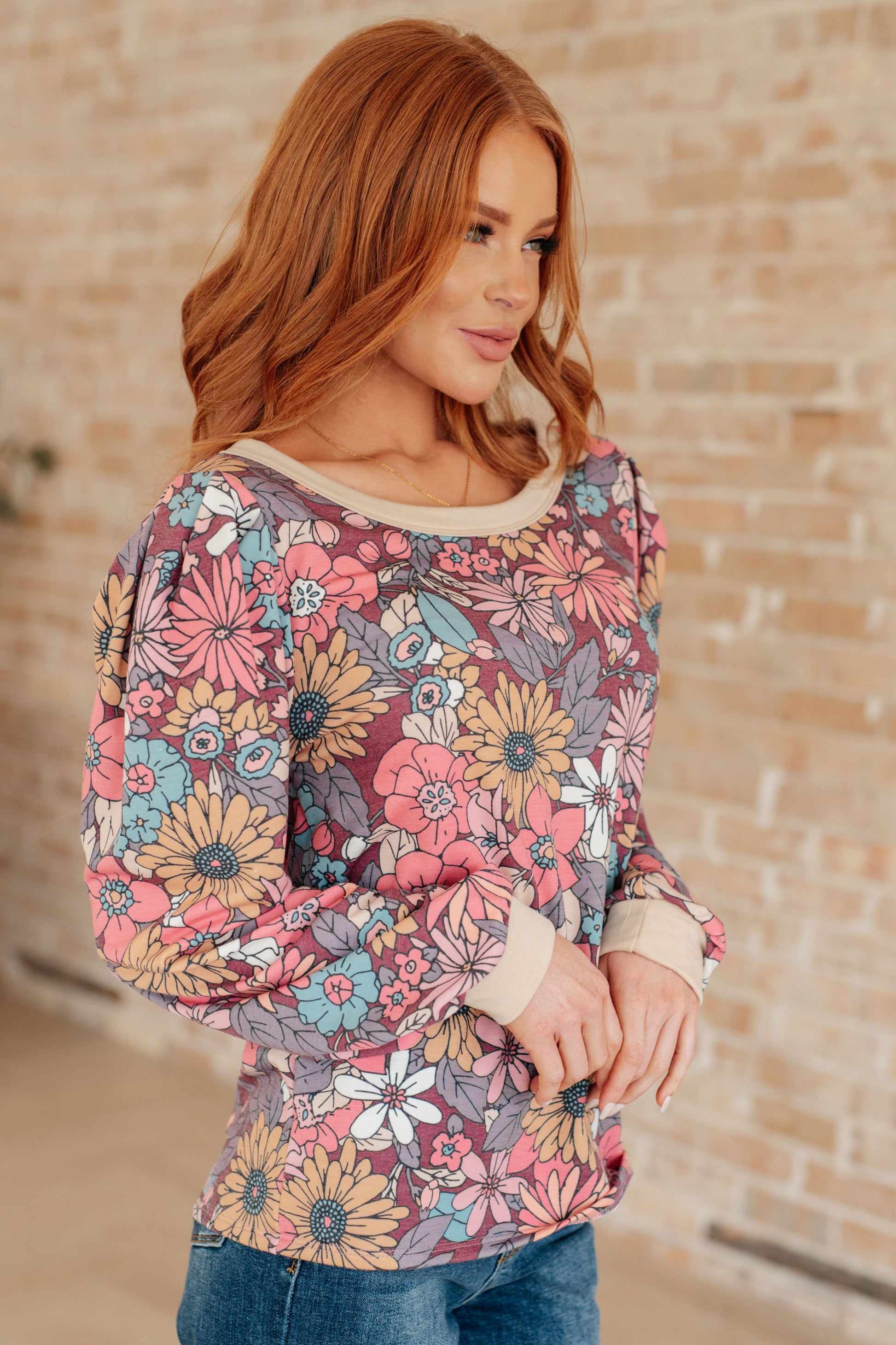 A Florists Dream Long Sleeve Pullover - Tops