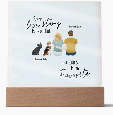 A Life with Dogs Acrylic Plaque