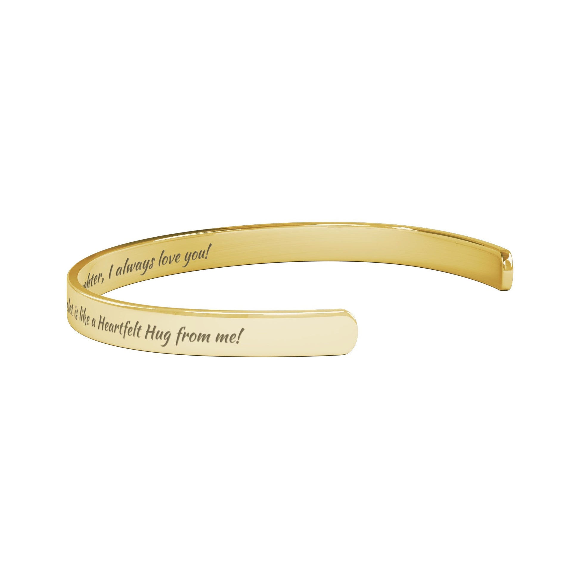 A Little Note for Granddaughter Bangle - Jewelry