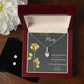 Alluring Beauty Jewelry Set - Thank You Mom 14K White Gold