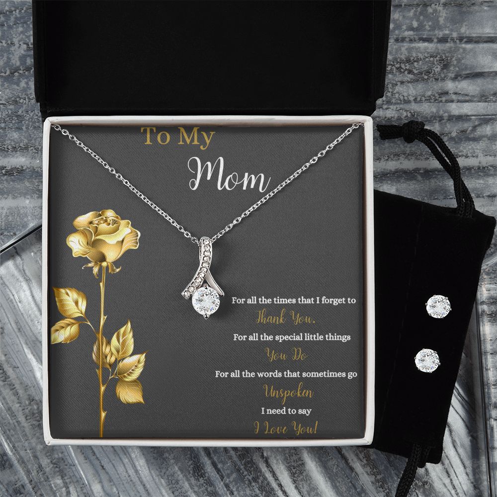 Alluring Beauty Jewelry Set - Thank You Mom