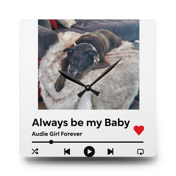 Always Forever Pet Wall Clock - 10.75’’ × (Square)