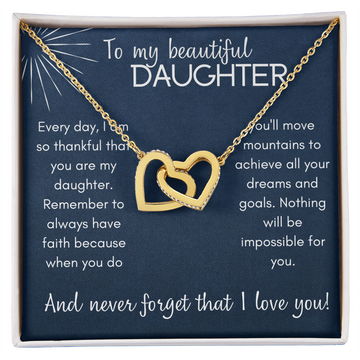 Have Faith  Daughter - Interlocking Hearts