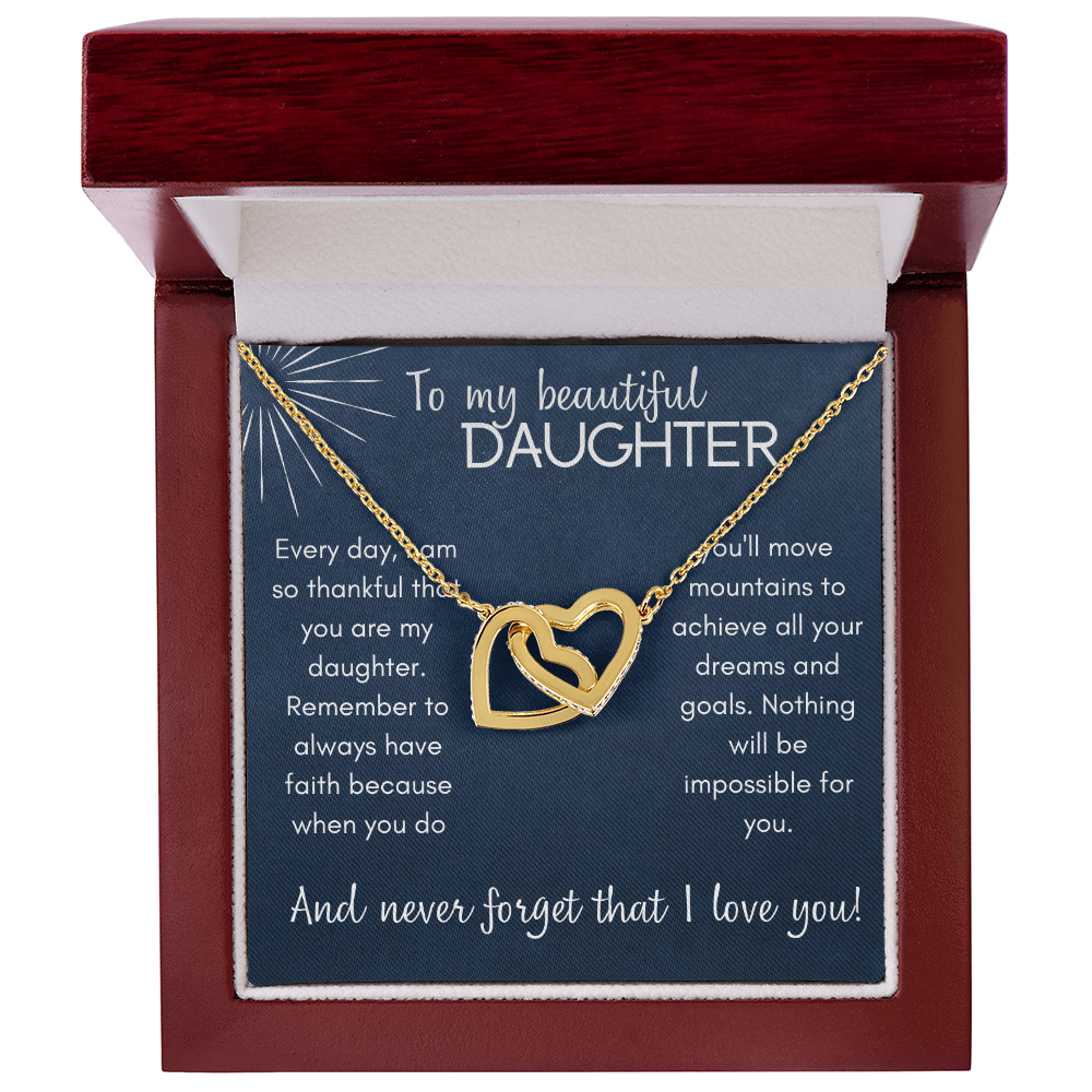 Have Faith  Daughter - Interlocking Hearts