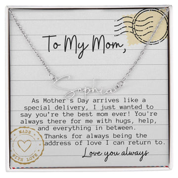 Special Delivery Mom Necklace