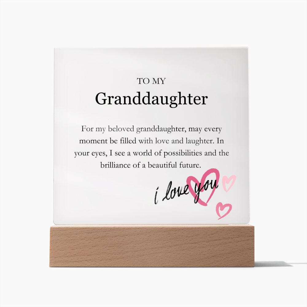 To My Granddaughter - Love & Laughter