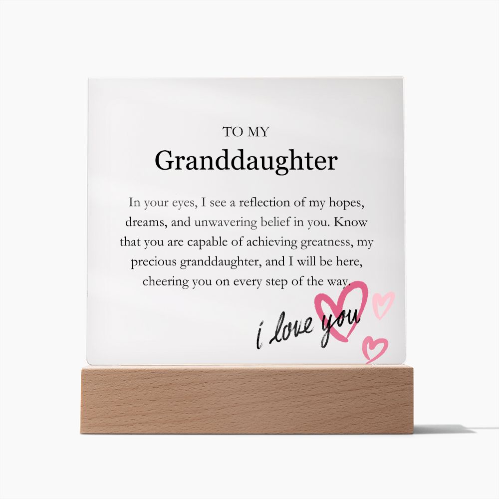 To My Granddaughter - Greatness