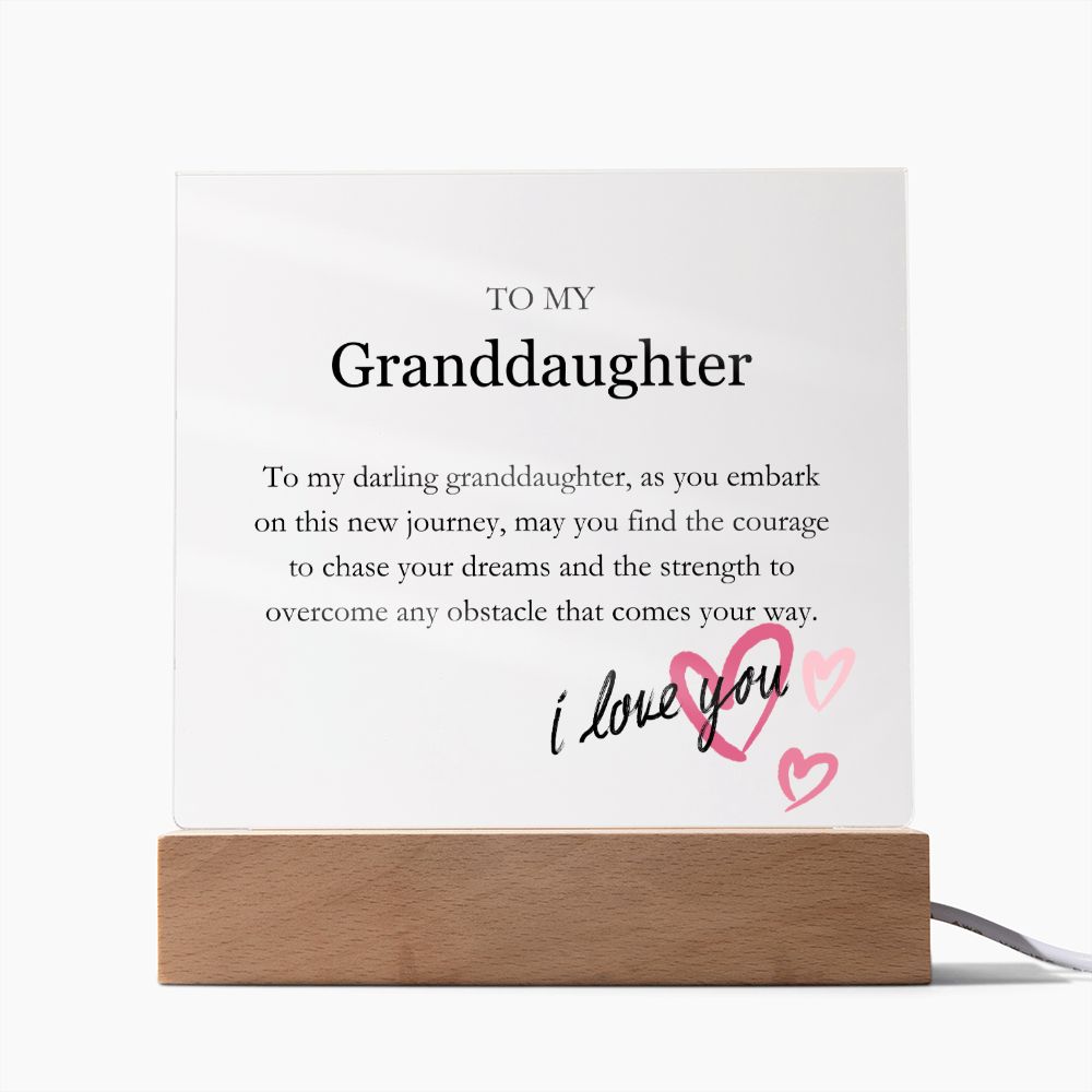 To My Granddaughter - Courage
