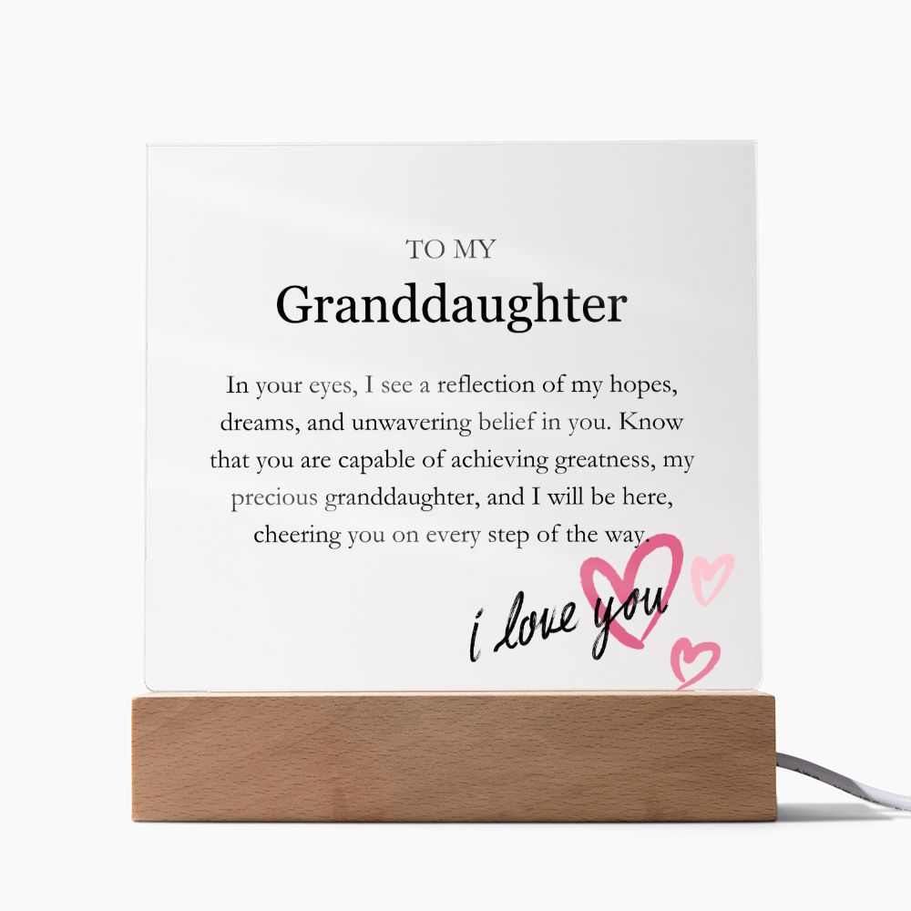 To My Granddaughter - Greatness