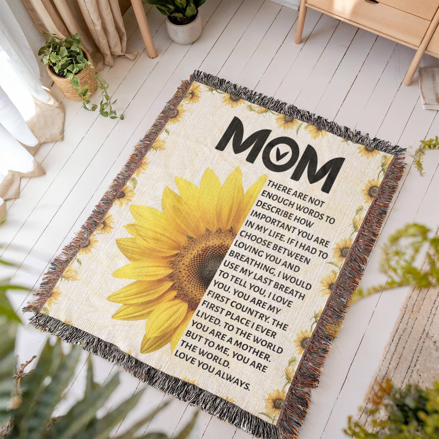 My Mom, My World Blanket