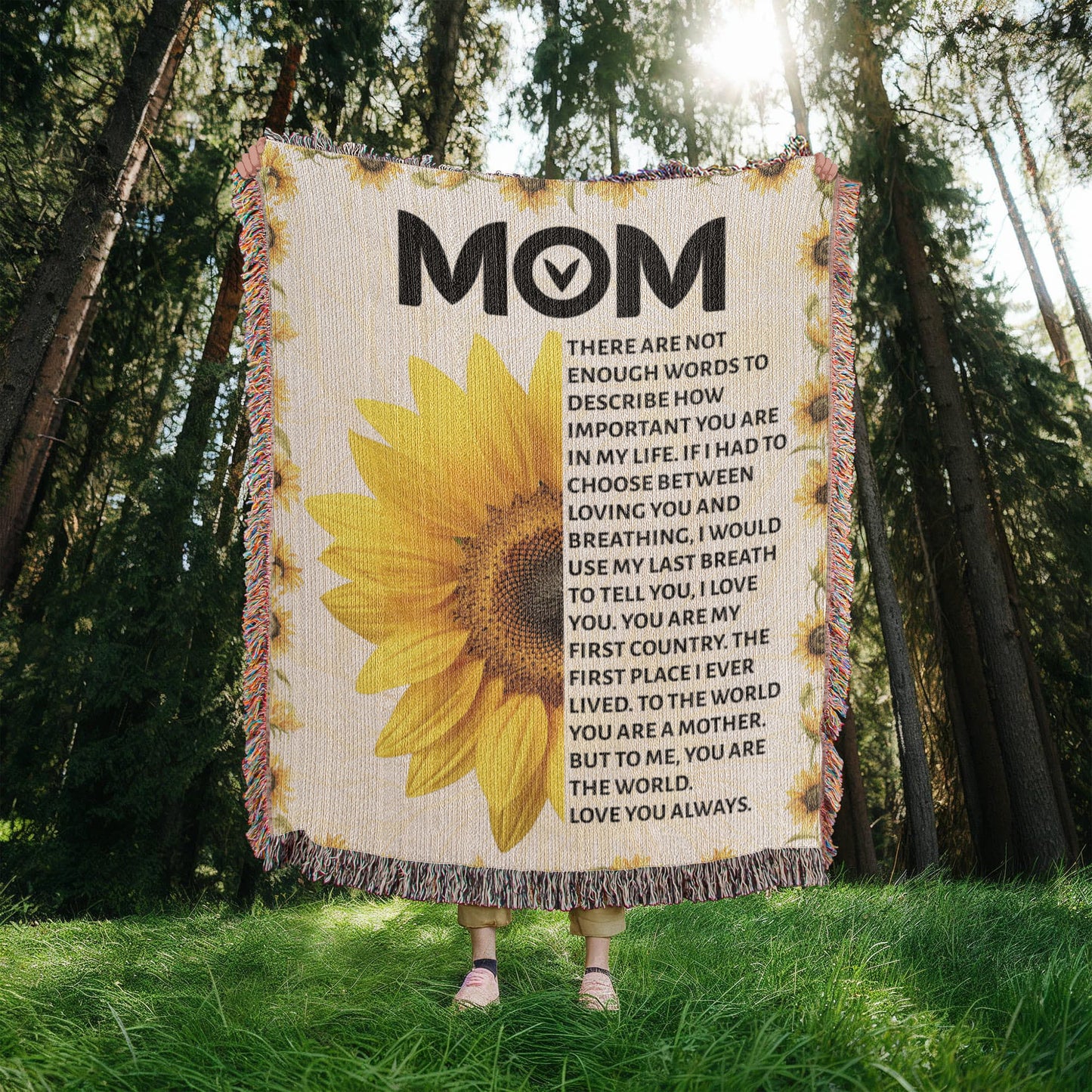 My Mom, My World Blanket