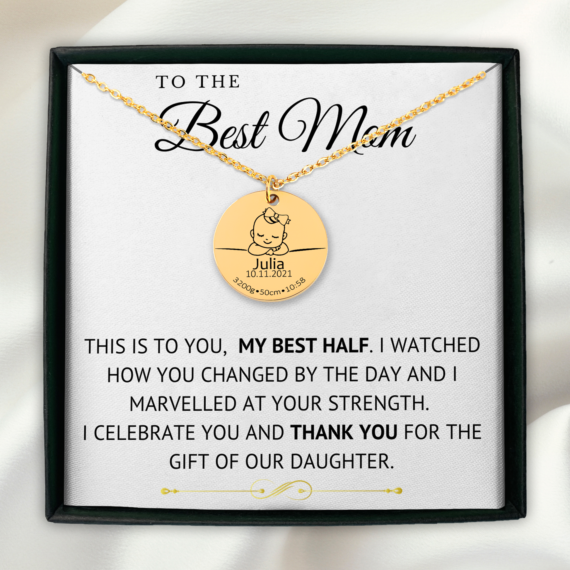 Baby Birth Love Necklace - GetGifts