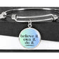 Believe. Own. Do. Bangle - GetGifts