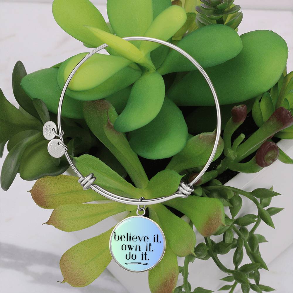 Believe. Own. Do. Bangle - GetGifts