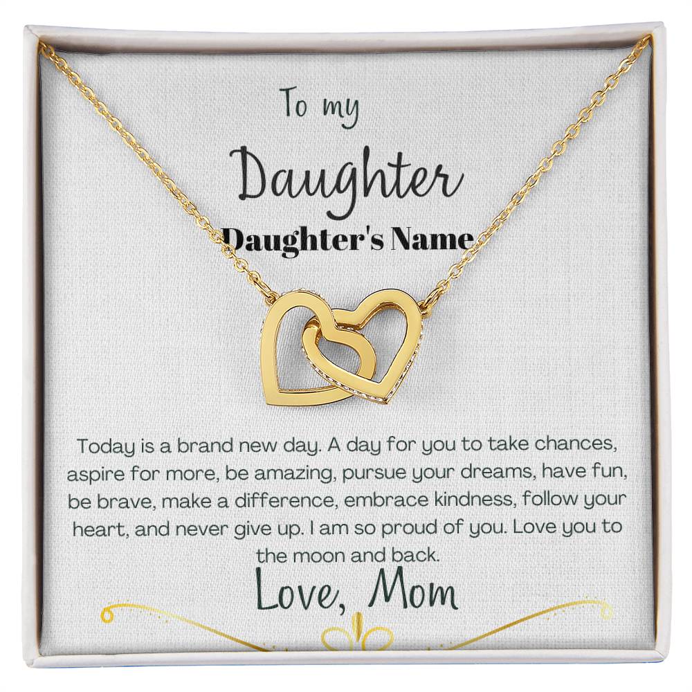 Brand New Day - Sweetheart Necklace Love Mom 18K Yellow