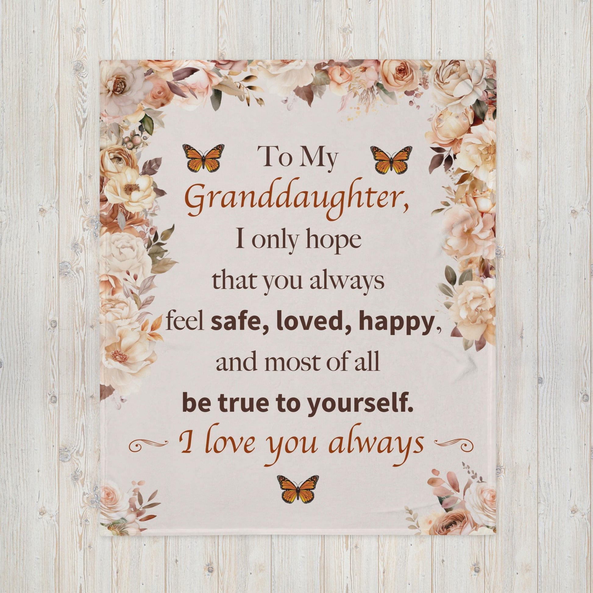 Butterflies & Flowers Be Yourself - GetGifts
