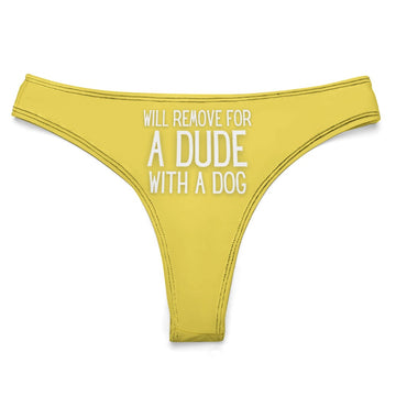 Dude with Dog Thong
