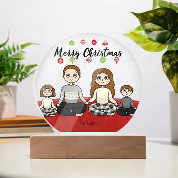 Christmas Family Plaque