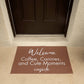 Coffee Canines & Cute Welcome Mat - Jewelry