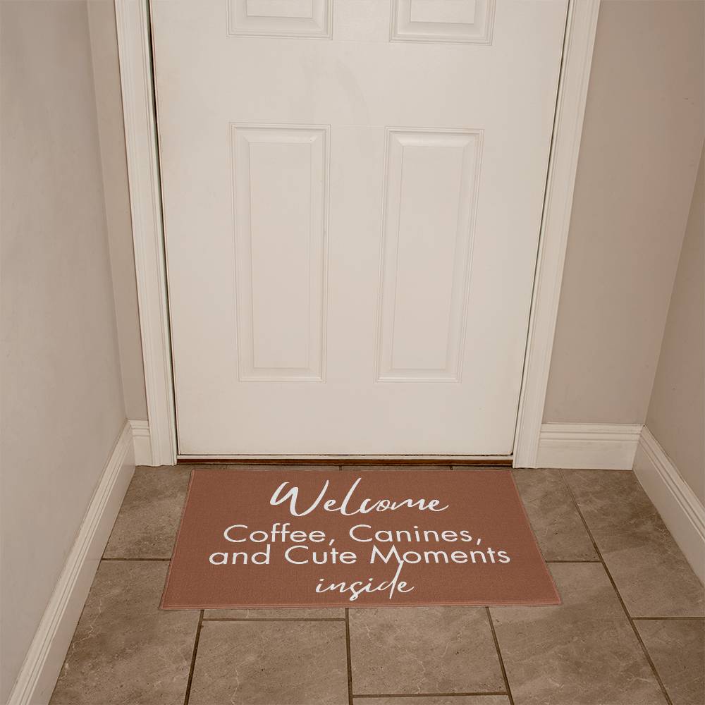 Coffee Canines & Cute Welcome Mat - Jewelry