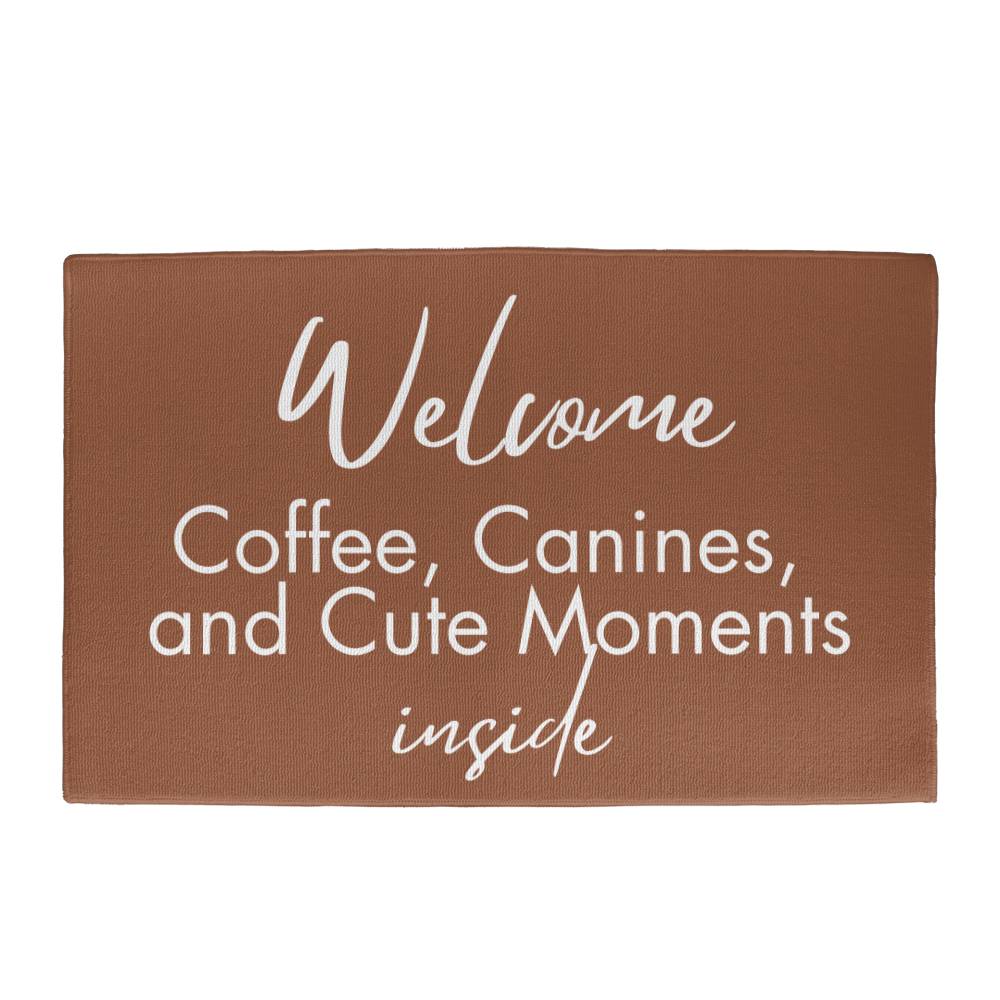 Coffee Canines & Cute Welcome Mat - Jewelry
